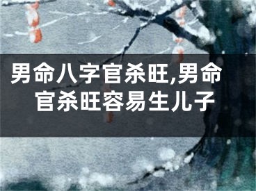 男命八字官杀旺,男命官杀旺容易生儿子