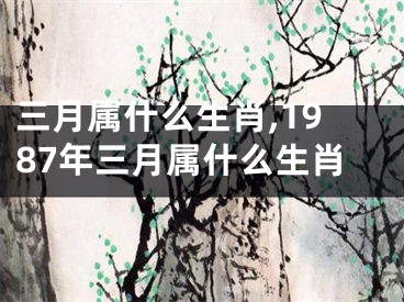 三月属什么生肖,1987年三月属什么生肖