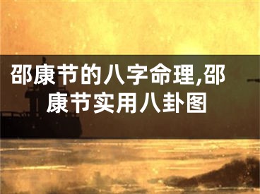 邵康节的八字命理,邵康节实用八卦图