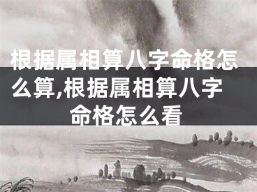 根据属相算八字命格怎么算,根据属相算八字命格怎么看