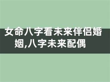 女命八字看未来伴侣婚姻,八字未来配偶