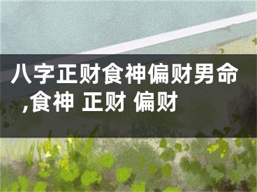 八字正财食神偏财男命,食神 正财 偏财