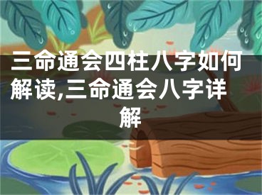 三命通会四柱八字如何解读,三命通会八字详解