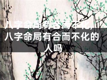 八字命局有合而不化,八字命局有合而不化的人吗