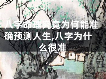 八字命理究竟为何能准确预测人生,八字为什么很准