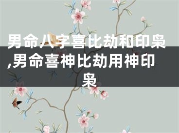 男命八字喜比劫和印枭,男命喜神比劫用神印枭