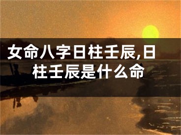 女命八字日柱壬辰,日柱壬辰是什么命
