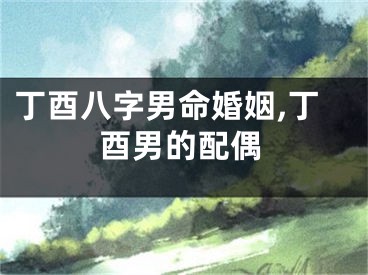 丁酉八字男命婚姻,丁酉男的配偶