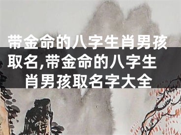 带金命的八字生肖男孩取名,带金命的八字生肖男孩取名字大全