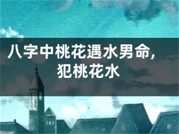 八字中桃花遇水男命,犯桃花水