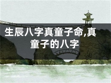 生辰八字真童子命,真童子的八字