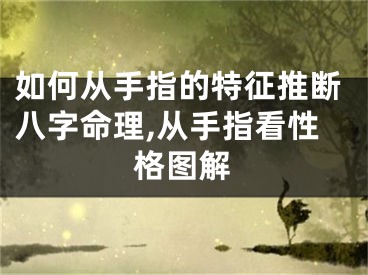如何从手指的特征推断八字命理,从手指看性格图解