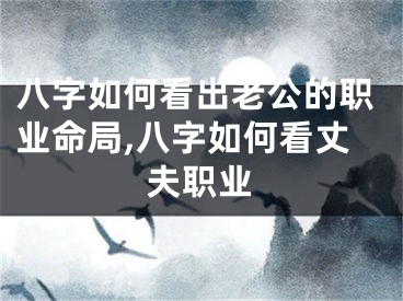 八字如何看出老公的职业命局,八字如何看丈夫职业