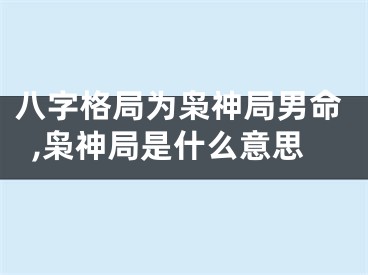 八字格局为枭神局男命,枭神局是什么意思