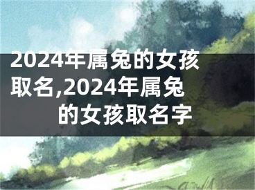 2024年属兔的女孩取名,2024年属兔的女孩取名字