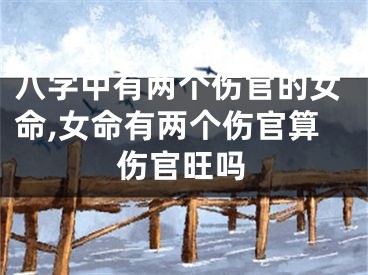 八字中有两个伤官的女命,女命有两个伤官算伤官旺吗