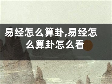 易经怎么算卦,易经怎么算卦怎么看