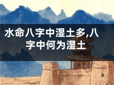 水命八字中湿土多,八字中何为湿土