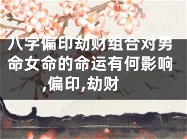 八字偏印劫财组合对男命女命的命运有何影响,偏印,劫财