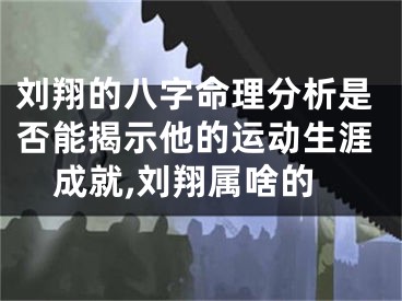 刘翔的八字命理分析是否能揭示他的运动生涯成就,刘翔属啥的