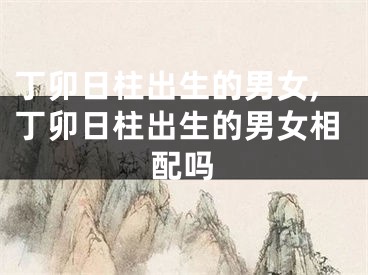 丁卯日柱出生的男女,丁卯日柱出生的男女相配吗