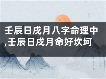 壬辰日戌月八字命理中,壬辰日戌月命好坎坷