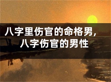 八字里伤官的命格男,八字伤官的男性
