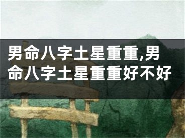 男命八字土星重重,男命八字土星重重好不好
