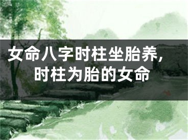 女命八字时柱坐胎养,时柱为胎的女命
