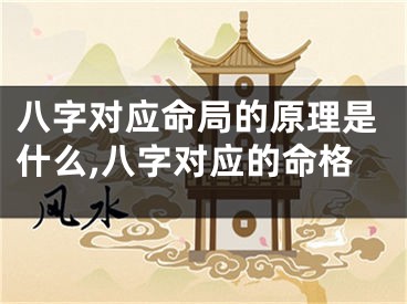 八字对应命局的原理是什么,八字对应的命格