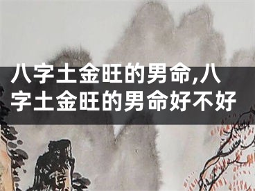 八字土金旺的男命,八字土金旺的男命好不好