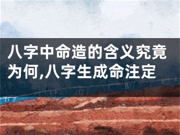 八字中命造的含义究竟为何,八字生成命注定