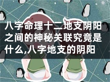 八字命理十二地支阴阳之间的神秘关联究竟是什么,八字地支的阴阳
