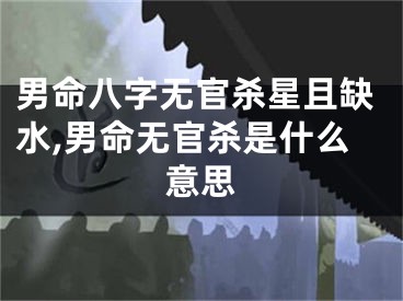 男命八字无官杀星且缺水,男命无官杀是什么意思