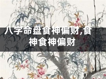 八字命盘食神偏财,食神食神偏财