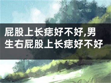 屁股上长痣好不好,男生右屁股上长痣好不好