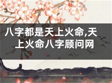八字都是天上火命,天上火命八字顾问网