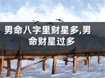 男命八字里财星多,男命财星过多