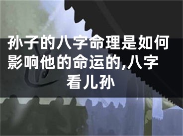 孙子的八字命理是如何影响他的命运的,八字看儿孙