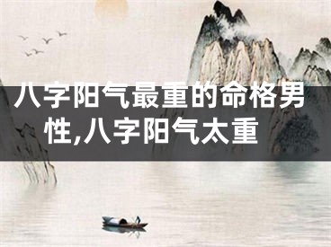 八字阳气最重的命格男性,八字阳气太重