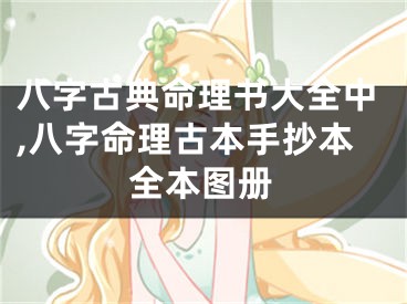 八字古典命理书大全中,八字命理古本手抄本全本图册