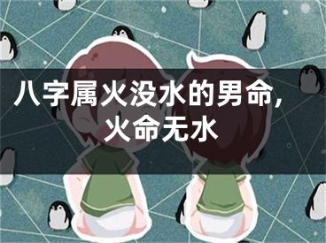 八字属火没水的男命,火命无水