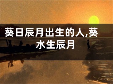 葵日辰月出生的人,葵水生辰月