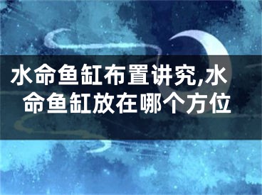 水命鱼缸布置讲究,水命鱼缸放在哪个方位
