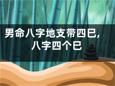 男命八字地支带四巳,八字四个巳
