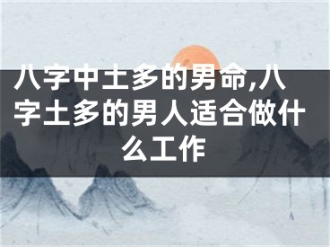 八字中土多的男命,八字土多的男人适合做什么工作