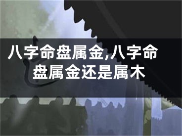 八字命盘属金,八字命盘属金还是属木
