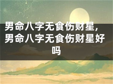 男命八字无食伤财星,男命八字无食伤财星好吗