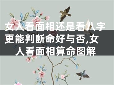 女人看面相还是看八字更能判断命好与否,女人看面相算命图解