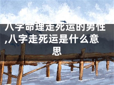 八字命理走死运的男性,八字走死运是什么意思